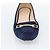 Décolleté TOD'S Suede 37 Navy Gold Auth 193711M D'oro Blu navy - vista 16