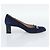 Décolleté TOD'S Suede 37 Navy Gold Auth 193711M D'oro Blu navy - vista 4
