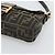 FENDI Zucca Canvas Mamma Baguette Borsa a Spalla Marrone Nero Auth 195009M - vista 10
