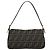 FENDI Zucca Canvas Mamma Baguette Borsa a Spalla Marrone Nero Auth 195009M - vista 3