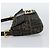 FENDI Zucca Canvas Mamma Baguette Borsa a Spalla Marrone Nero Auth 195009M - vista 4