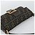 FENDI Zucca Canvas Mamma Baguette Borsa a Spalla Marrone Nero Auth 195009M - vista 6