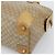 Céline Borsa CELINE Macadam in PVC e pelle Beige con finiture dorate Auth gh2301 - vista 12