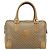 Céline Borsa CELINE Macadam in PVC e pelle Beige con finiture dorate Auth gh2301 - vista 2