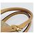 Céline Borsa CELINE Macadam in PVC e pelle Beige con finiture dorate Auth gh2301 - vista 8