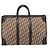 Borsa Boston Christian Dior Trotter Canvas Beige con finiture in tono oro Auth gh2311 - vista 3