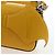 FENDI x FRGMT x POKEMON Dragonite Mamma Baguette Gialla 8BR600 Auth 167467SM Giallo - vista 17