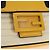 FENDI x FRGMT x POKEMON Dragonite Mamma Baguette Gialla 8BR600 Auth 167467SM Giallo - vista 22