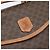 Edge Céline Borsa CELINE Macadam Canvas PVC Pelle 2way Marrone Oro Auth 194025V D'oro - vista 16