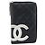CHANEL Matelasse Cambon Line Long Wallet Pelle Nera Argento CC Auth 194957 Nero - vista 2