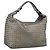 Borsa a Spalla BOTTEGA VENETA INTRECCIATO in Pelle Argento Auth 194742V