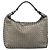 Borsa a Spalla BOTTEGA VENETA INTRECCIATO in Pelle Argento Auth 194742V - vista 2