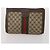 Borsa GUCCI GG Supreme Web Sherry Line in PVC e scamosciato 3 Set Beige Marrone Auth 187898 - vista 9