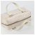 CHANEL Nuova Borsa a Mano Travel Line in Tela Rosa Oro CC Autentica BA14582A - vista 6