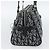 Borsa Boston Christian Dior Trotter Canvas Nera Argento Auth 195251V Nero - vista 5