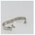 Hermès Bracelet HERMES Click H en métal White Auth 193604M Blanc  - vue 11