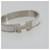 Hermès Bracelet HERMES Click H en métal White Auth 193604M Blanc  - vue 6