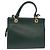 Céline Borsa CELINE in pelle 2way Verde Oro Auth bs36506 D'oro - vista 3
