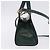 Céline Borsa CELINE in pelle 2way Verde Oro Auth bs36506 D'oro - vista 5