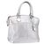 LOUIS VUITTON Borsa Suhari Lockit PM Silver M95541 LV Auth BA14097V Argento