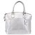 LOUIS VUITTON Borsa Suhari Lockit PM Silver M95541 LV Auth BA14097V Argento - vista 13