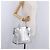 LOUIS VUITTON Borsa Suhari Lockit PM Silver M95541 LV Auth BA14097V Argento - vista 25