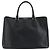 Borsa PRADA Galleria in pelle Saffiano Nero Oro Auth 194656V D'oro - vista 3