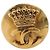 Orecchini CHANEL COCO Mark in metallo color oro CC Auth 193928V - vista 8