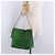Céline Borsa a Spalla con Catena CELINE in Scamosciato Verde e Oro Autentica 193356A D'oro - vista 22
