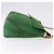 Céline Borsa a Spalla con Catena CELINE in Scamosciato Verde e Oro Autentica 193356A D'oro - vista 4