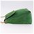 Céline Borsa a Spalla con Catena CELINE in Scamosciato Verde e Oro Autentica 193356A D'oro - vista 5