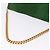Céline Borsa a Spalla con Catena CELINE in Scamosciato Verde e Oro Autentica 193356A D'oro - vista 7