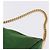 Céline Borsa a Spalla con Catena CELINE in Scamosciato Verde e Oro Autentica 193356A D'oro - vista 8