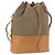 Bolso de Hombro GUCCI Lona Verde Beige 110233 Auth 192739A