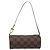 Louis Vuitton Papillon Pochette Damier Ebene Marrone - vista 2
