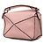 Borsa a mano Loewe Puzzle Bag Mini Rosa - vista 2