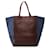 Céline Borsa Cabas Celine Cabas Phantom Rosso Bordò Blu navy  - vista 1