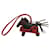 Hermès Hermes Rodeo Charm 24 PM Marrone Nero Rosso
