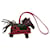 Hermès Hermes Rodeo Charm 24 PM Marrone Nero Rosso - vista 2