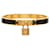 Hermès Kelly Bangle Black and Gold Leather Golden  - view 1