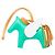 Hermès Hermes Rodeo PM Pegasus Handbag Charm Brown Blue Green