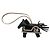 Hermès Accessorio per borsa Hermes Rodeo Charm 24 PM Marrone Nero