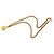 Collana con pendente a catena lunga Chanel Coco Mark D'oro - vista 3