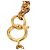 Collana con pendente a catena lunga Chanel Coco Mark D'oro - vista 5
