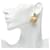 Orecchini Swing Stud Chanel Coco Mark Ball Beige D'oro  - vista 6