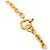 Collana lunga con pendente a catena vintage Chanel Coco Mark 94A D'oro - vista 4