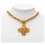 Collana lunga con pendente a catena vintage Chanel Coco Mark 94A D'oro - vista 5