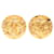 Orecchini a clip vintage Chanel Coco Mark D'oro
