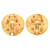 Orecchini a clip vintage Chanel Coco Mark D'oro - vista 2