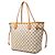 Borsa Tote Louis Vuitton Damier Azur Neverfull MM Bianco Crudo - vista 2